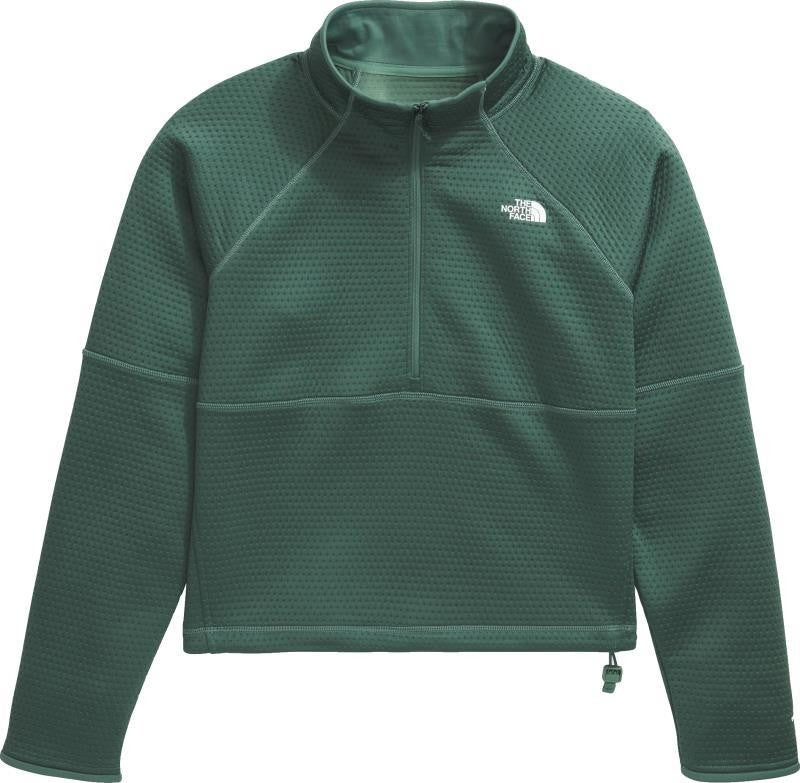 Dotknit Thermal 1/4 Zip - Womens - duck green 1