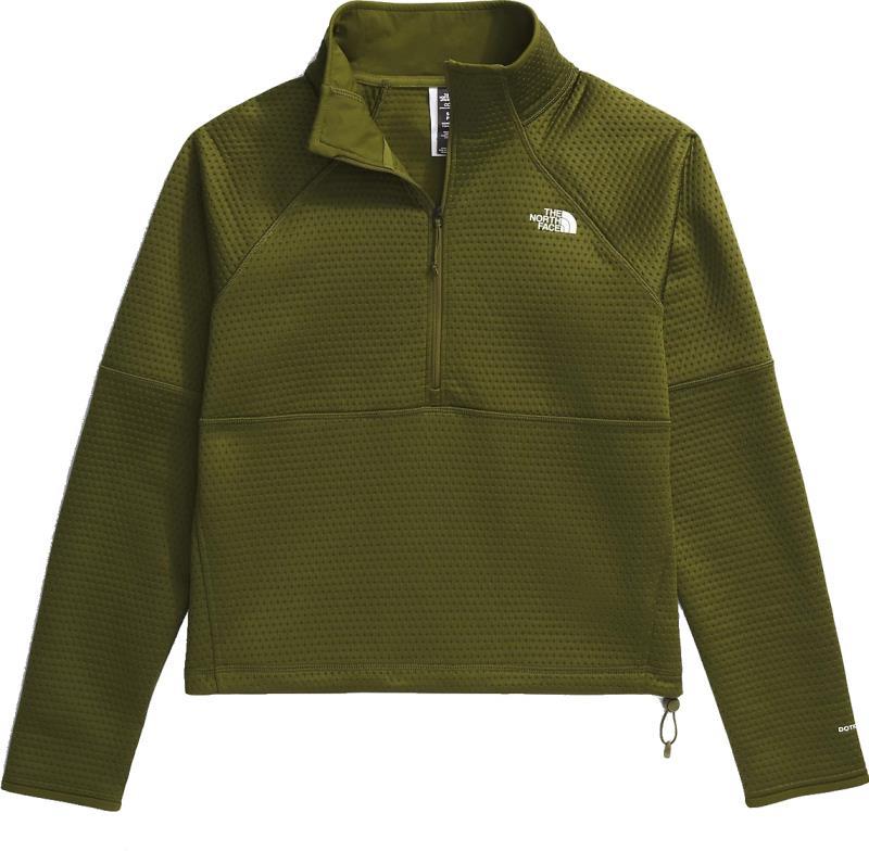 Dotknit Thermal 1/4 Zip - Womens - forest olive 1
