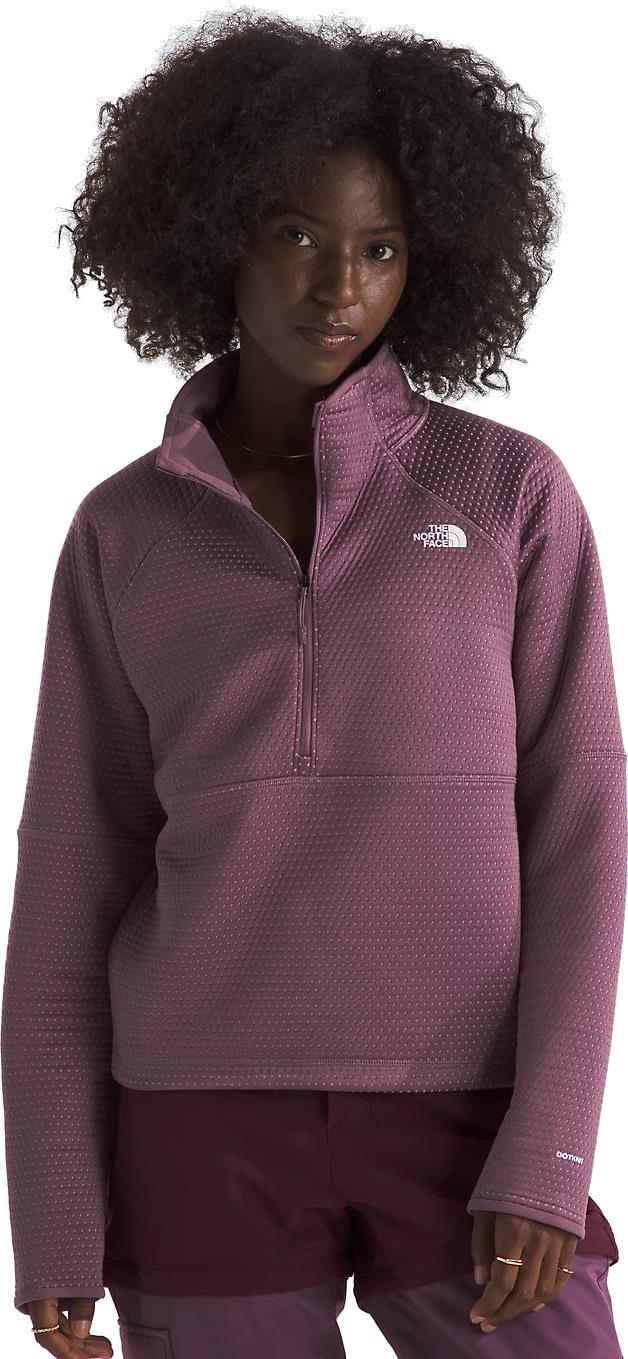 Dotknit Thermal 1/4 Zip - Womens - midnight mauve 1