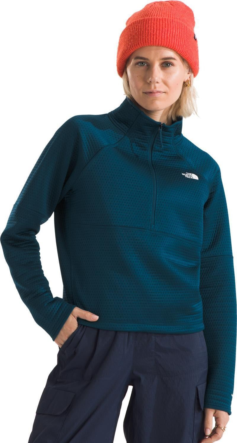 Dotknit Thermal 1/4 Zip - Womens - midnight petrol 1