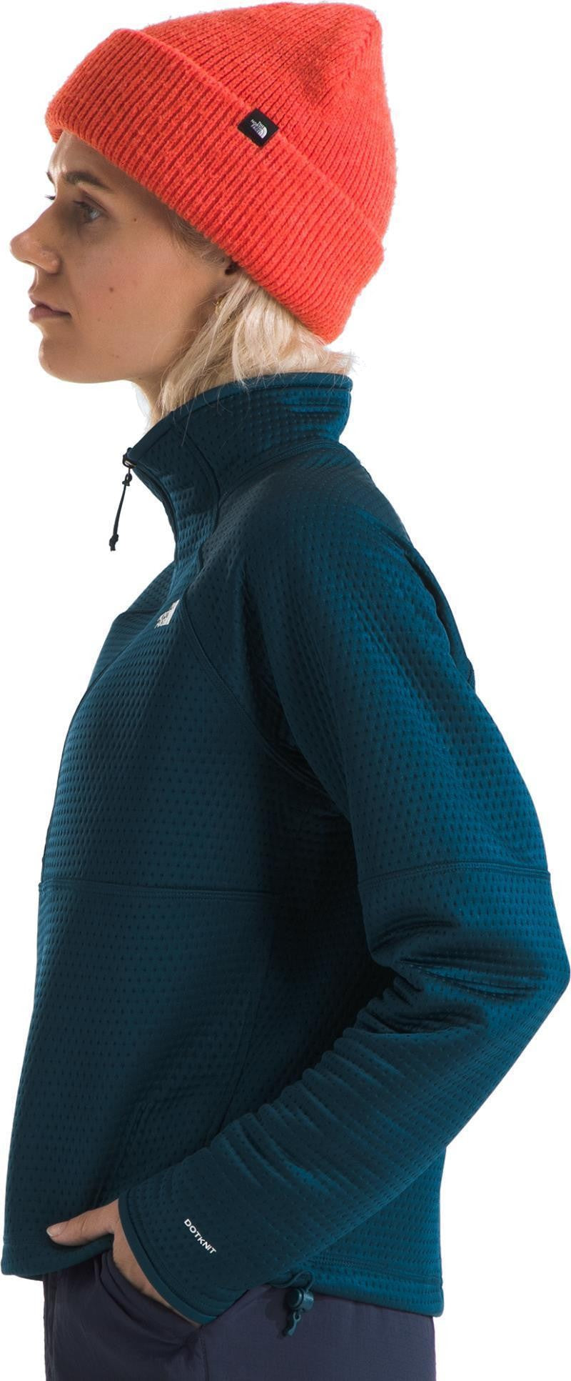 Dotknit Thermal 1/4 Zip - Womens - midnight petrol 1