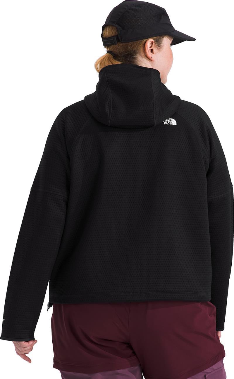Dotknit Thermal Full Zip Hoodie, Plus - Womens - tnf black 1