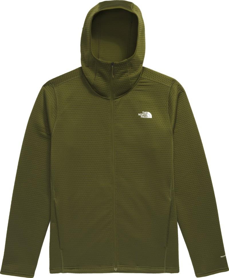 Dotknit Thermal Full Zip Hoodie - Mens - forest olive 1