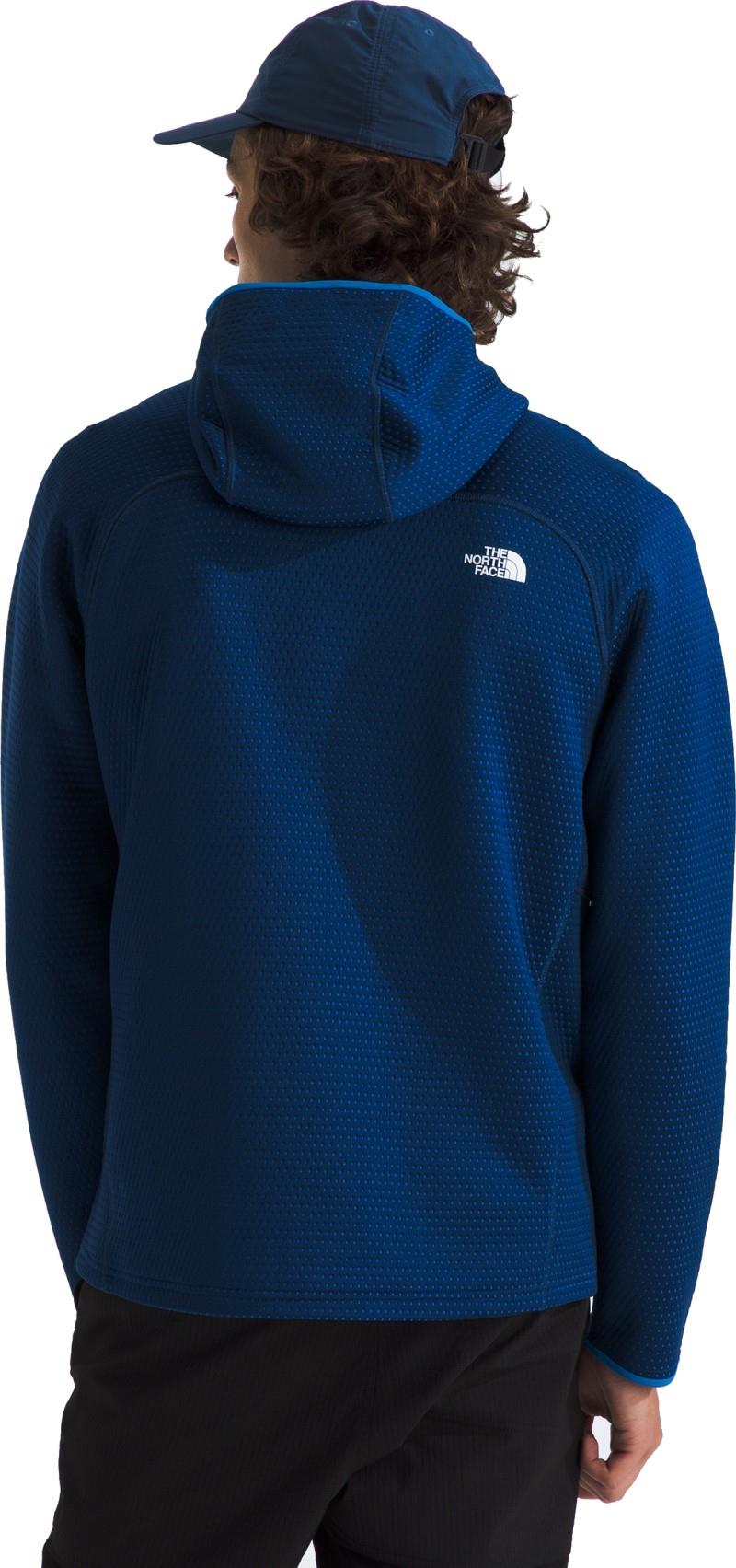Dotknit Thermal Full Zip Hoodie - Mens - hero blue / estate blue 1