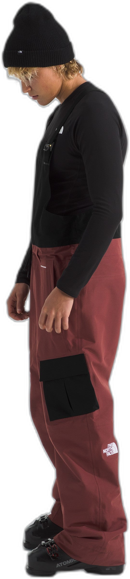 Dragline Bibs, Reg - Mens - sumac / tnf black 1