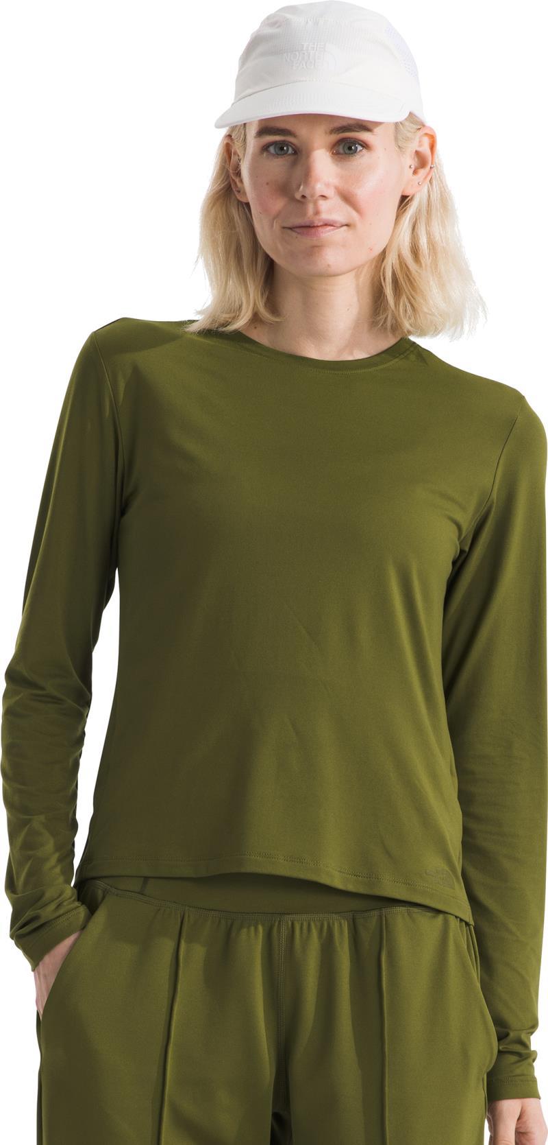 Dune Sky LS - Womens - forest olive 1