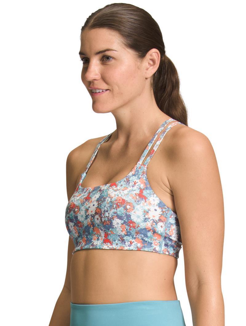 Dune Sky Strappy Bra - reef waters wild daisy print 1