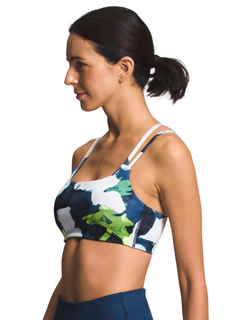 Dune Sky Strappy Bra - summit navy abstract floral print 1
