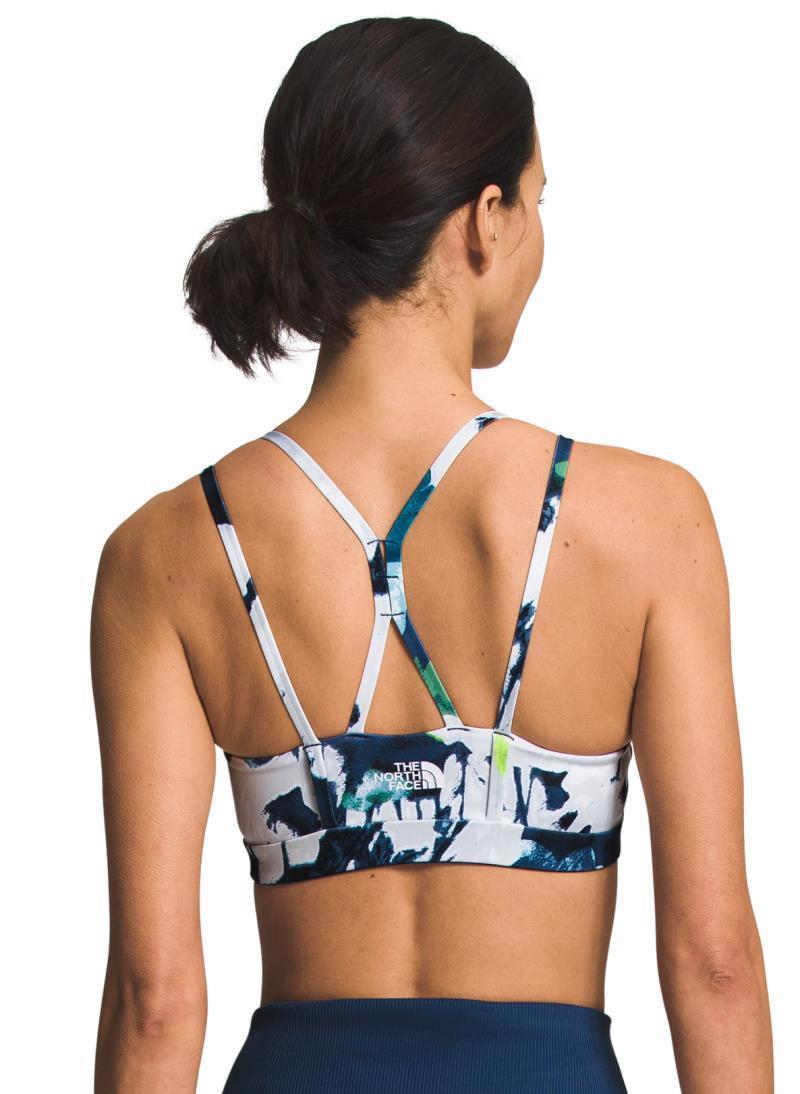 Dune Sky Strappy Bra - summit navy abstract floral print 1