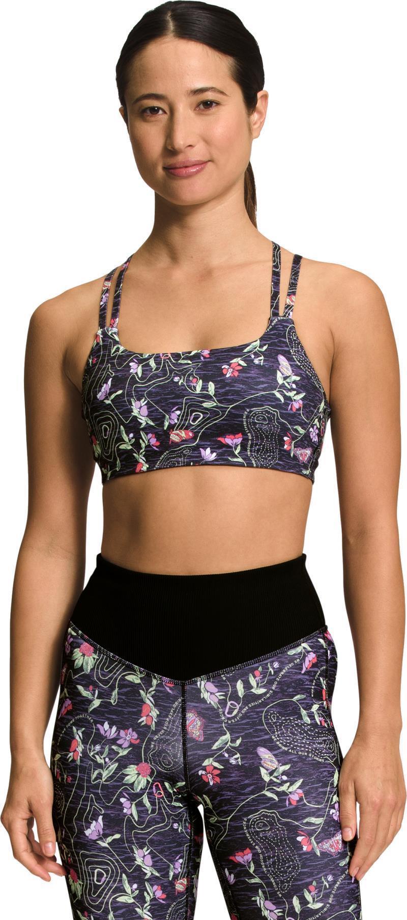 Dune Sky Strappy Bra - tnf black iwd print 1