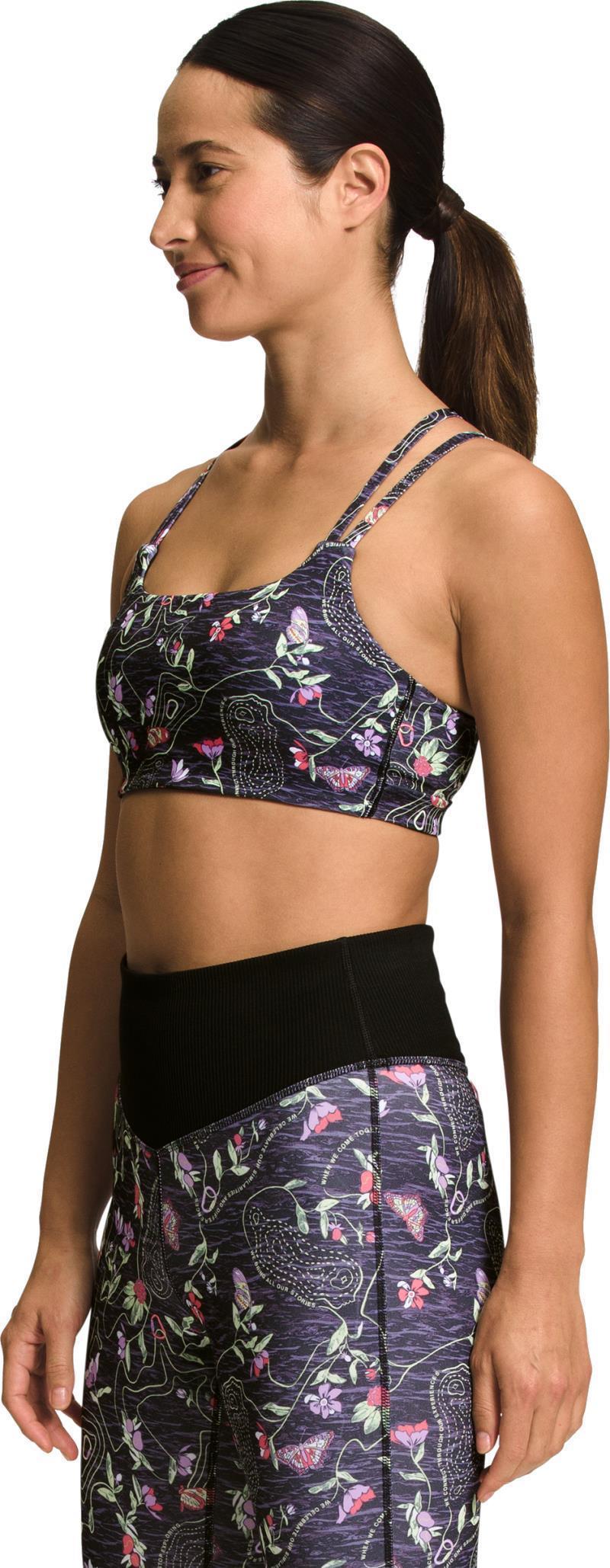 Dune Sky Strappy Bra - tnf black iwd print 1