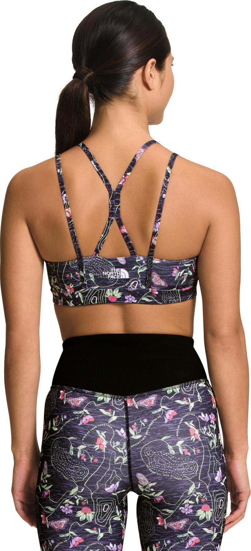 Dune Sky Strappy Bra - tnf black iwd print 1