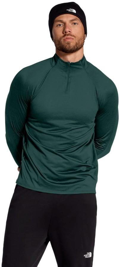 Dynamic Quarter Zip - Mens - pacific teal dark heather 1