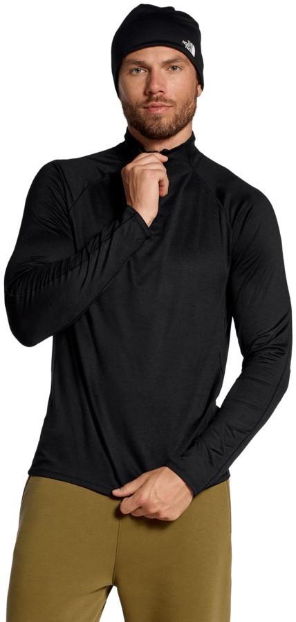 Dynamic Quarter Zip - Mens - tnf black dark heather 1