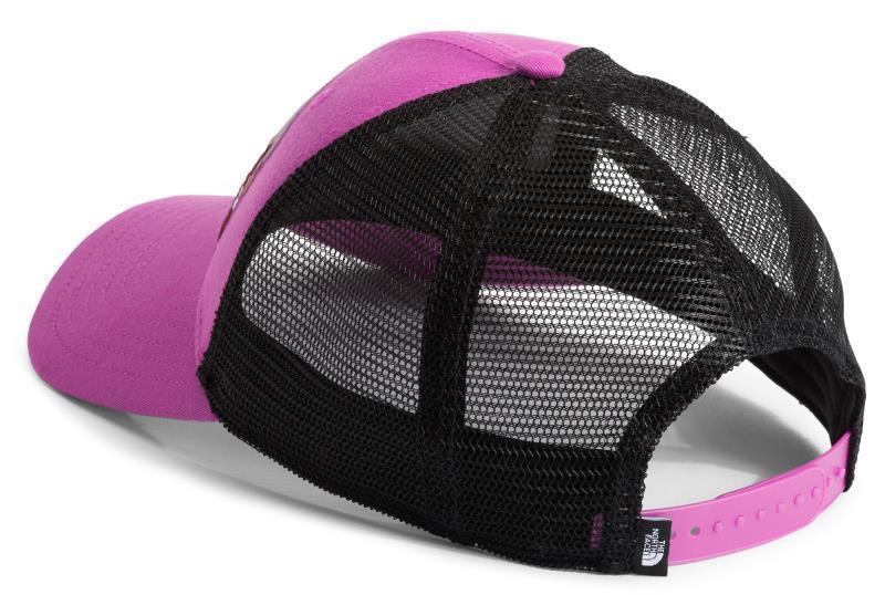 Embroidered Mudder Trucker - Purple Cactus Flower 2