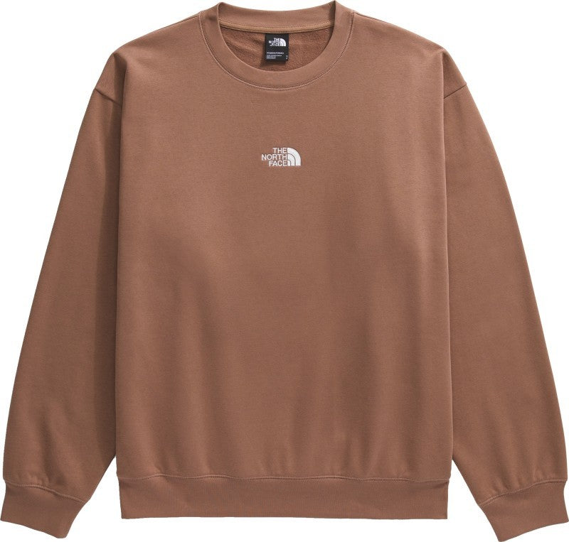 Essential Oversize Crew - Womens - latte 1