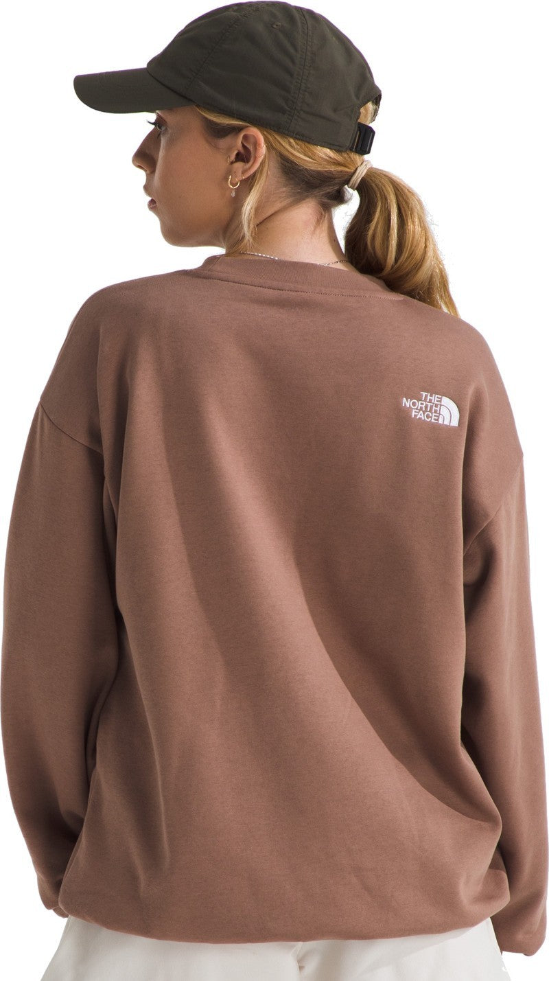Essential Oversize Crew - Womens - latte 1