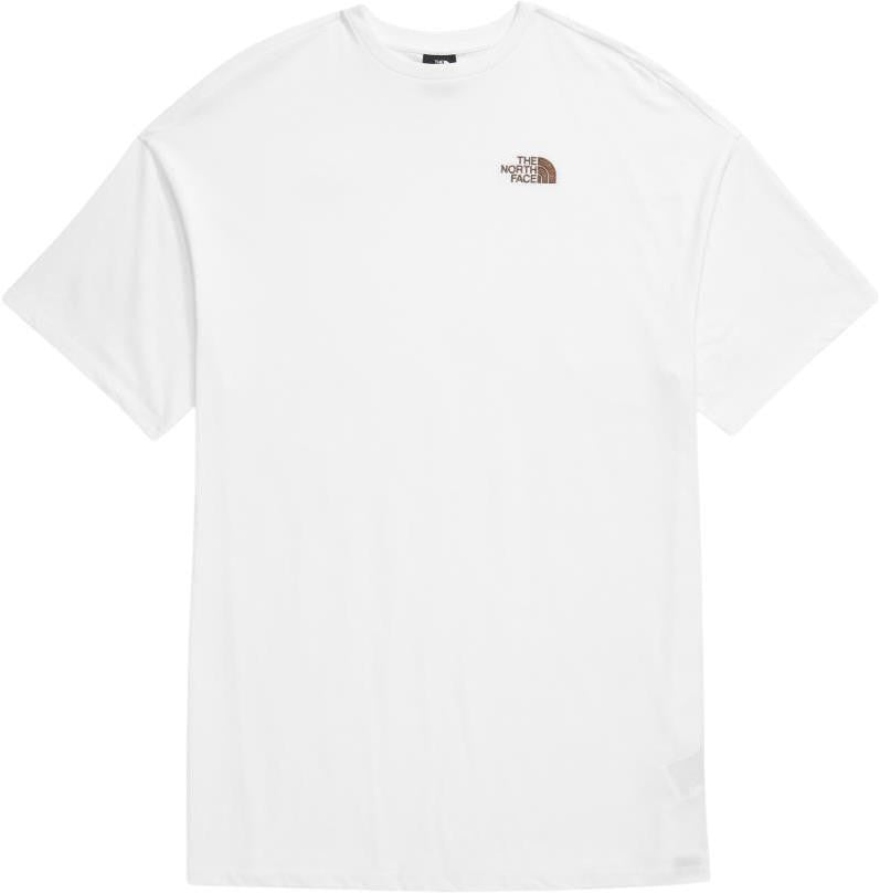 Essential Oversized SS Tee Dress - tnf white / latte 1