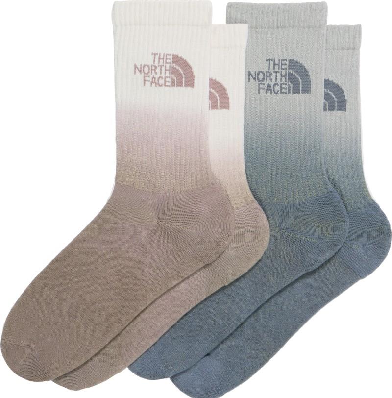 Everyday Crew Dip Dye Socks - 2 Pack - garnet / cumulus cloud / timeless taupe / white 1
