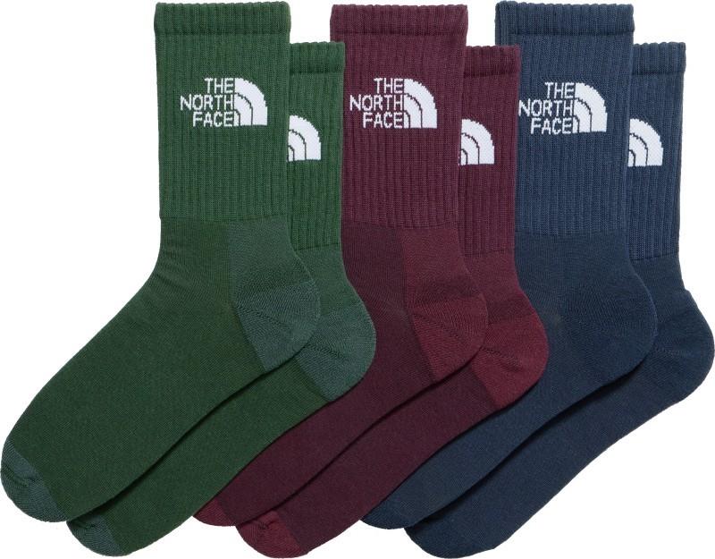 Everyday Standard Crew Socks - 3 Pack - bottle green / deep burgundy / summit navy 1