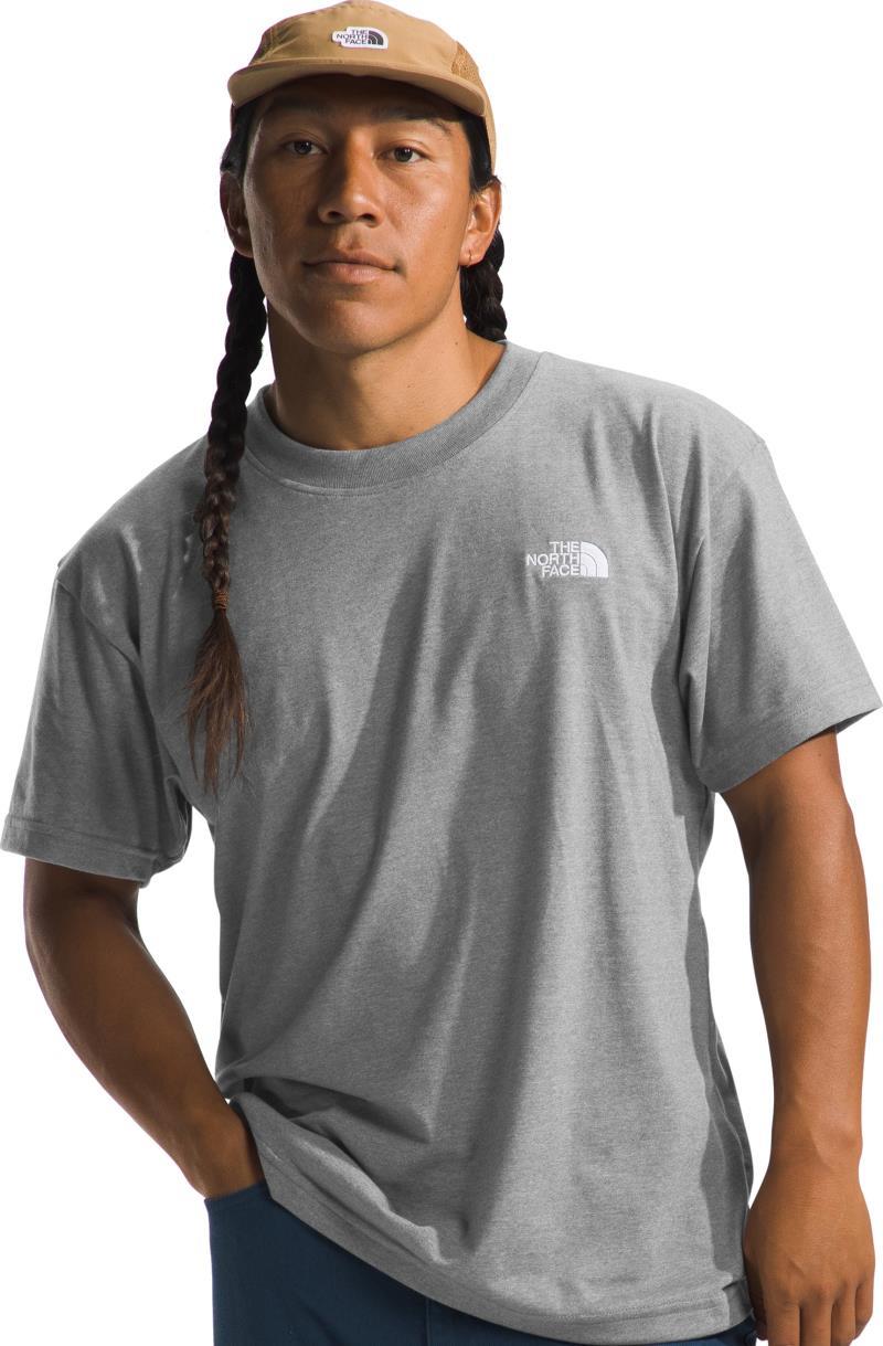 Evolution Box Fit SS Tee - Mens - tnf medium grey heather / tnf white 1
