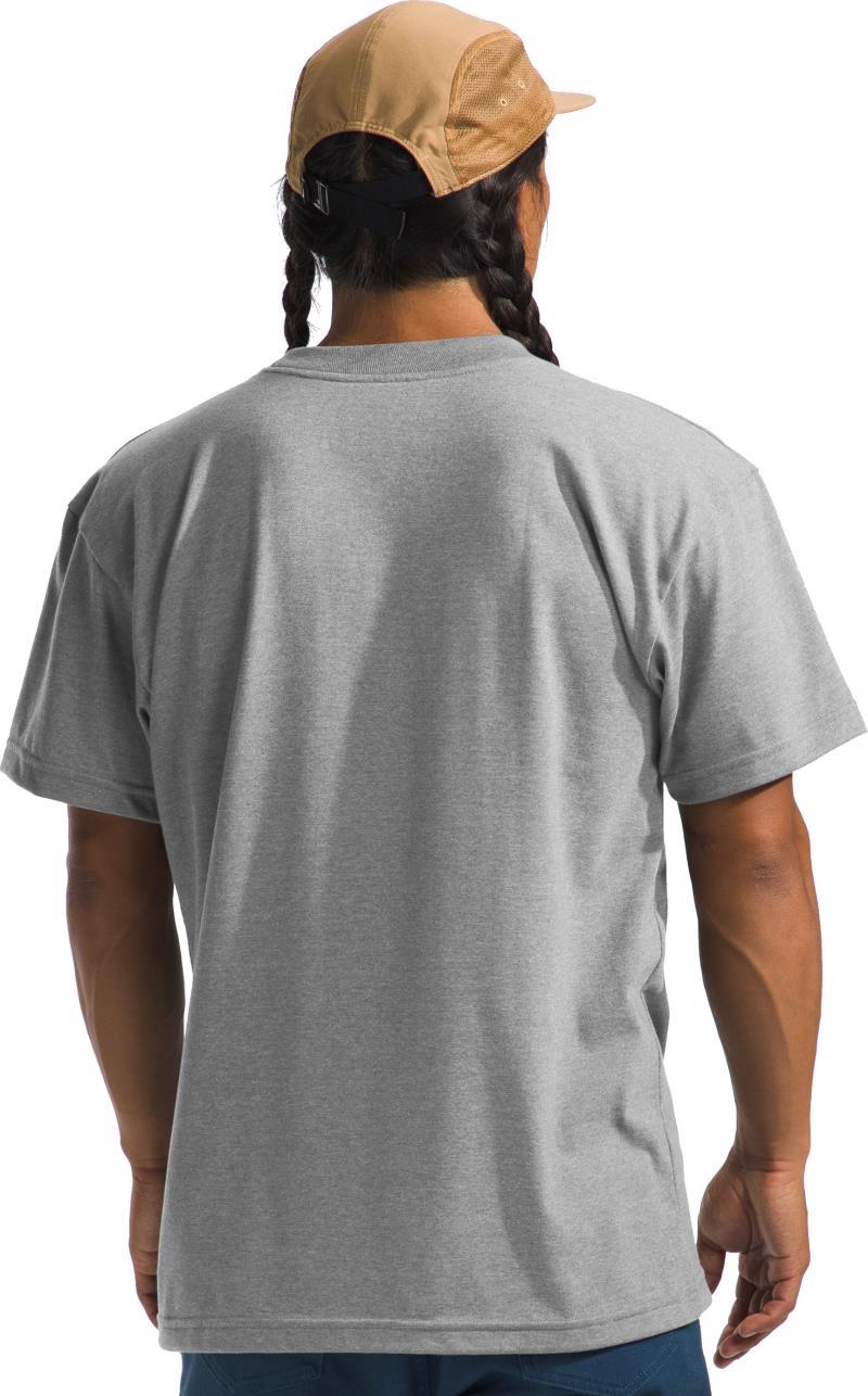 Evolution Box Fit SS Tee - Mens - tnf medium grey heather / tnf white 1
