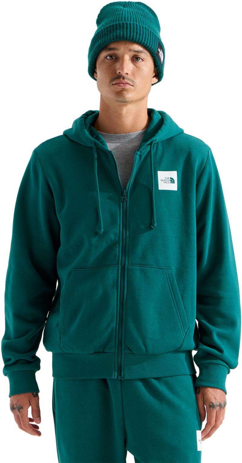 Evolution Box Half Dome Full Zip Hoodie - Mens - pacific teal 1