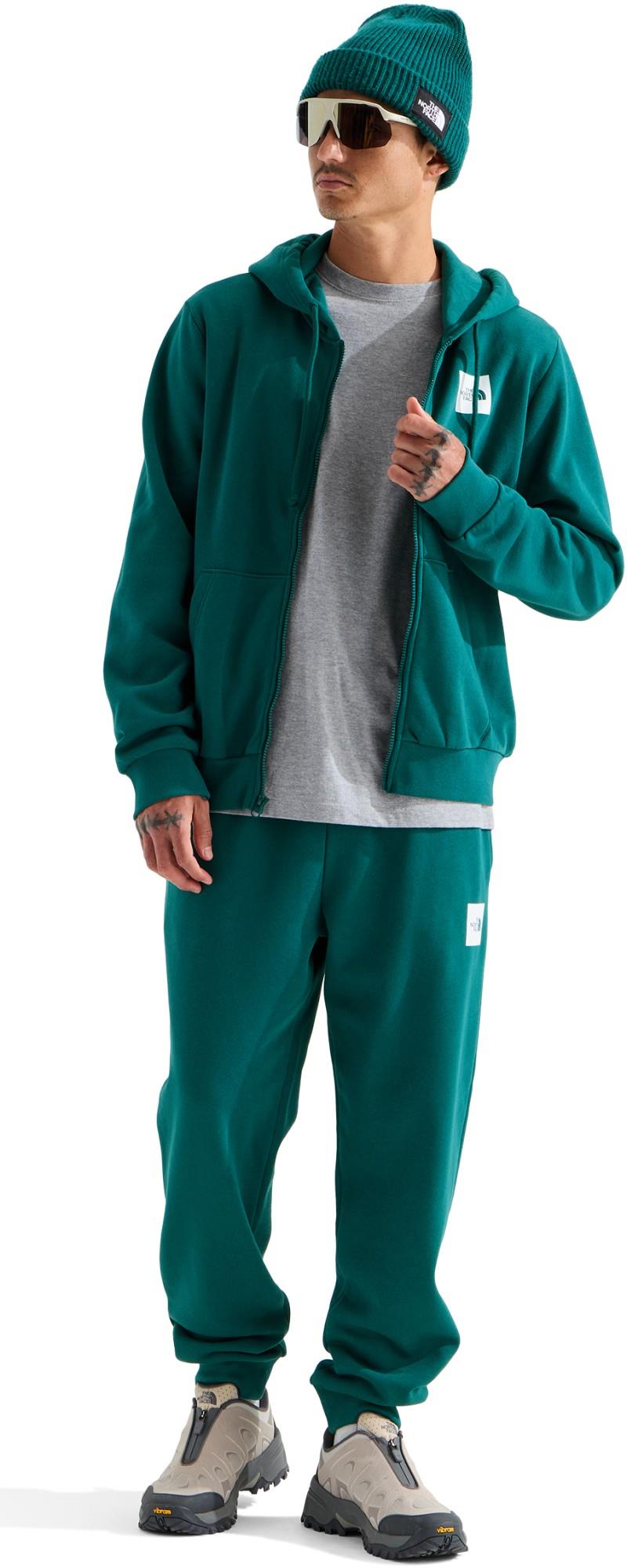 Evolution Box Half Dome Full Zip Hoodie - Mens - pacific teal 1