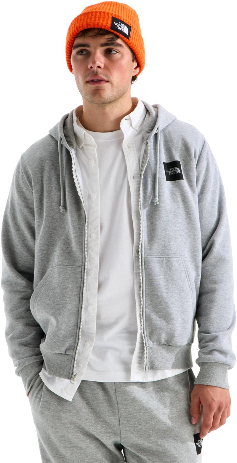 Evolution Box Half Dome Full Zip Hoodie - Mens - tnf pale grey heather 1