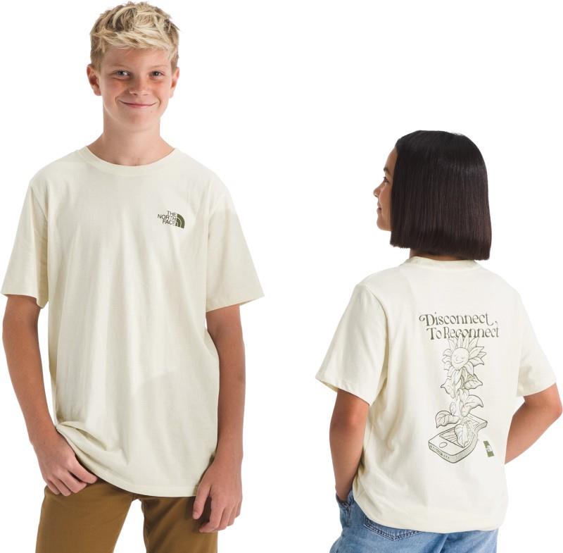 Evolution Disconnect Graphic SS Tee - Teen - white dune 1