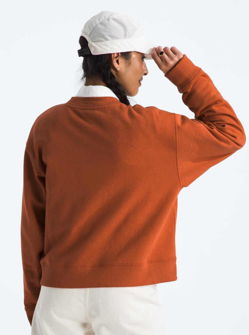 Evolution Fleece Crew - Womens - earthen copper 1