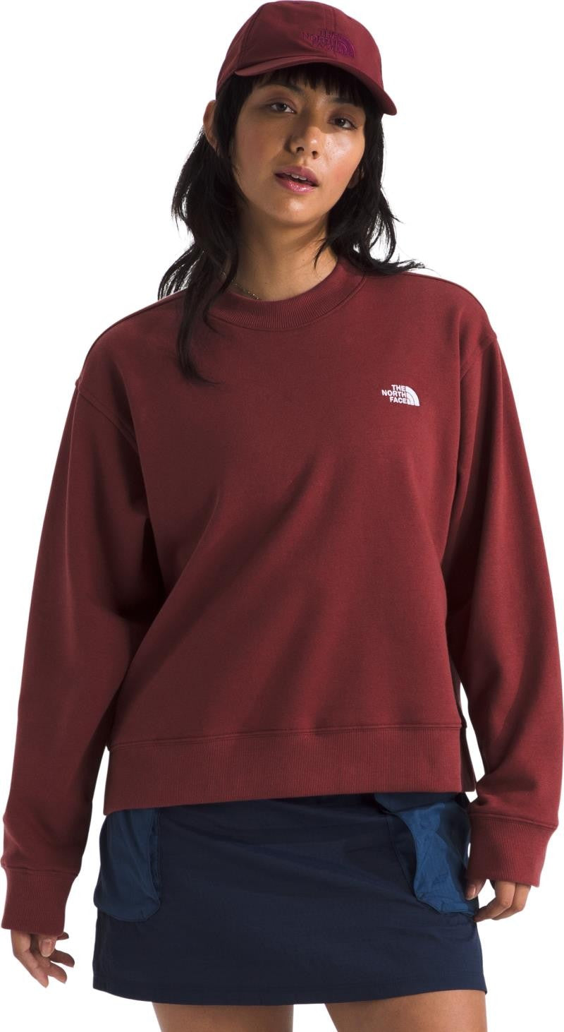 Evolution Fleece Crew - Womens - sumac 1