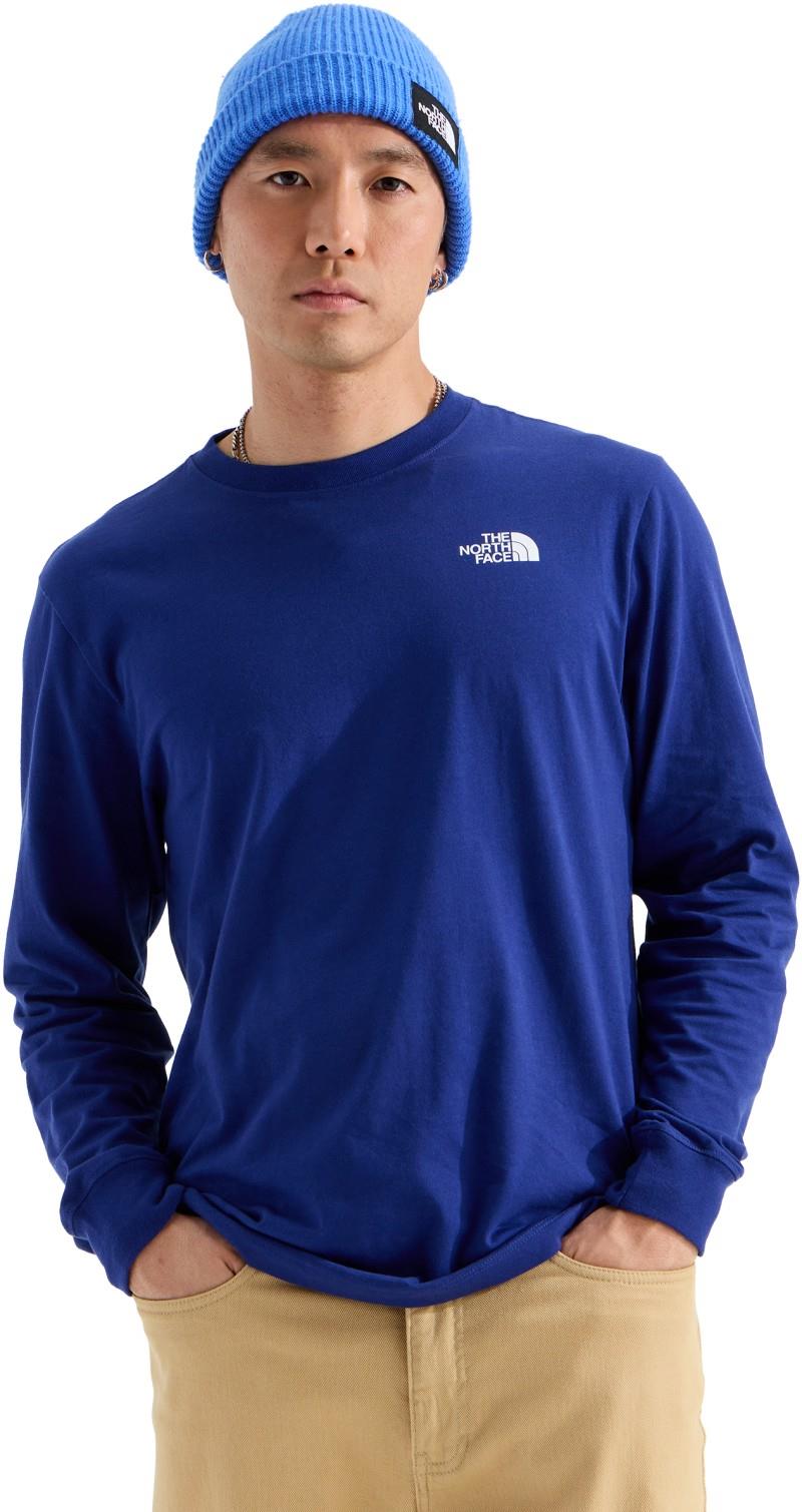 Evolution Granitic Rock Print LS Tee - Mens - bold blue 1