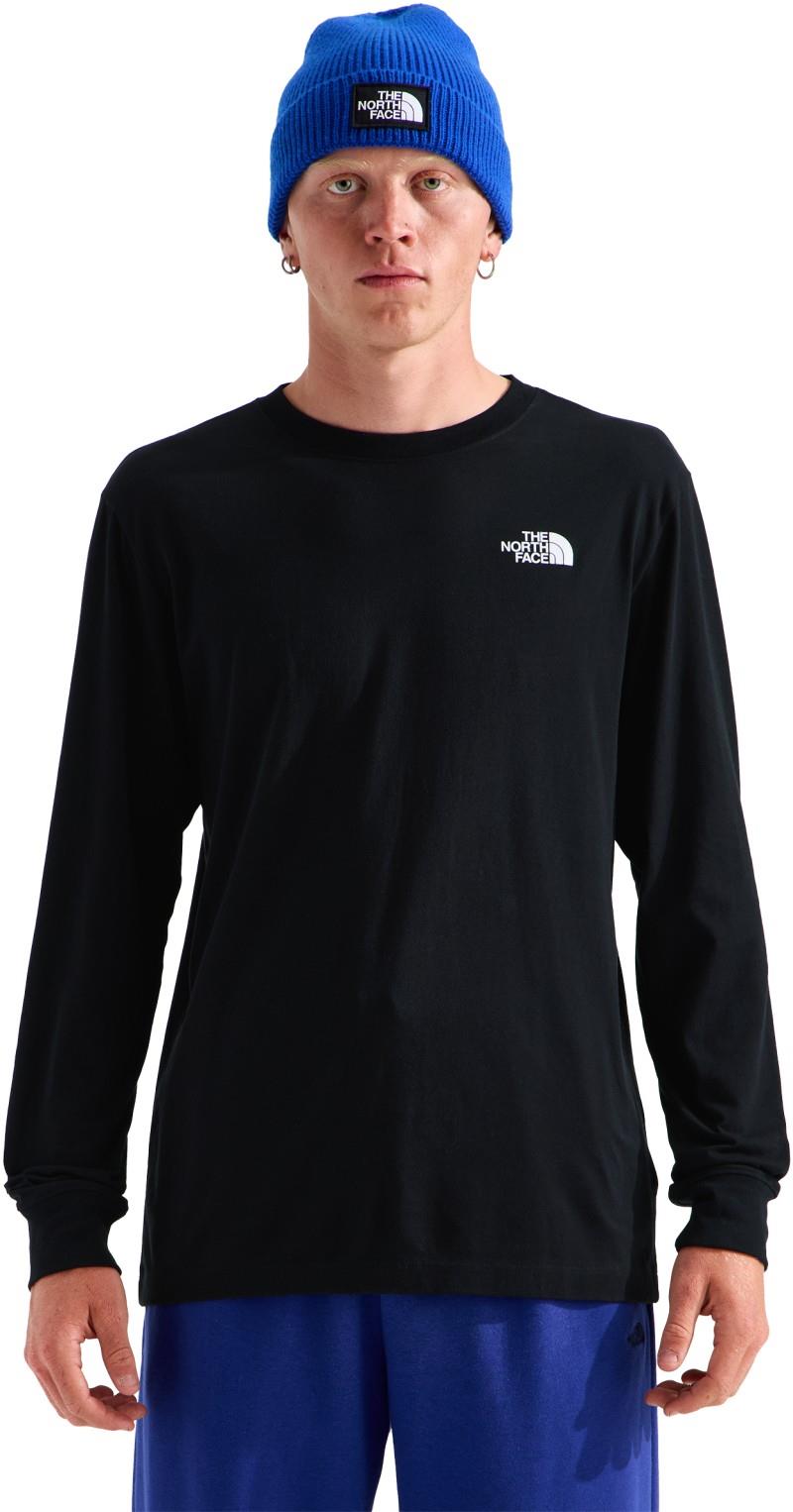 Evolution Granitic Rock Print LS Tee - Mens - tnf black 1