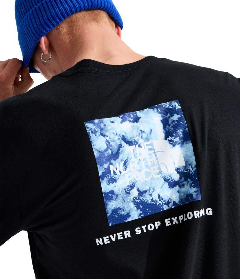 Evolution Granitic Rock Print LS Tee - Mens - tnf black 1