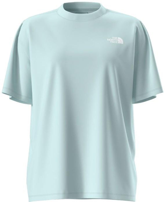 Evolution Granitic Rock Print Oversized SS Tee - Womens - glacier 1