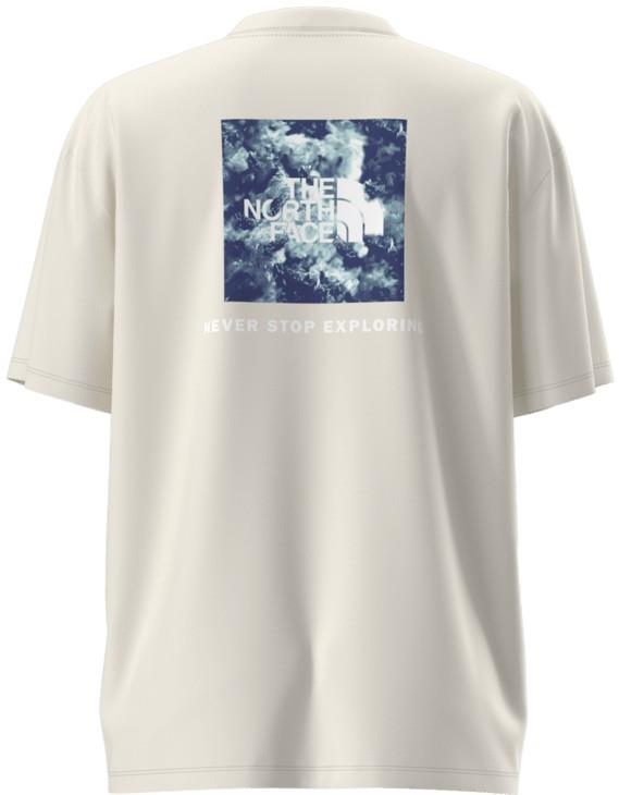 Evolution Granitic Rock Print Oversized SS Tee - Womens - white dune 1