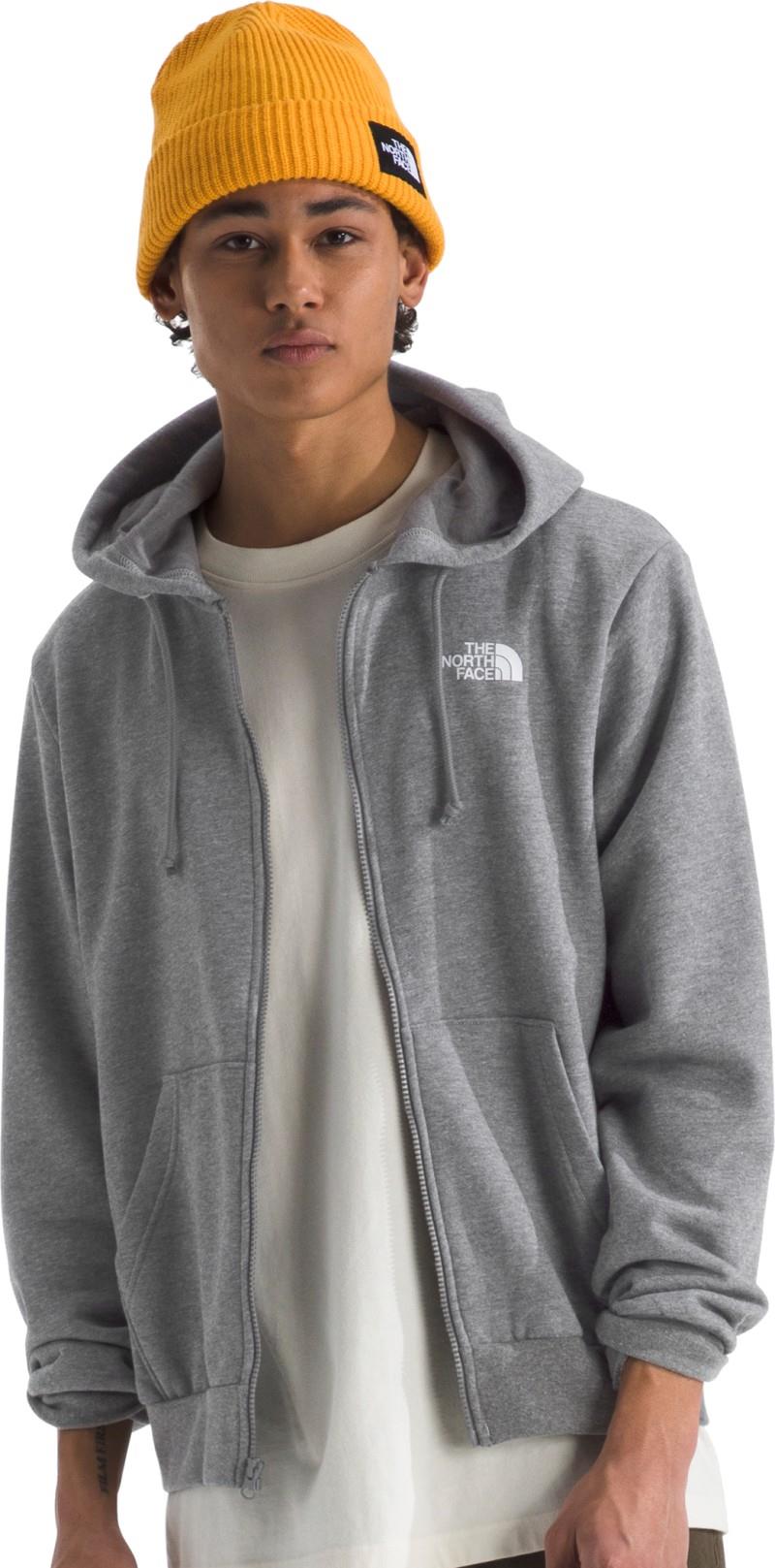 Evolution Half Dome Full Zip Hoodie - Mens - tnf mid grey heather 1