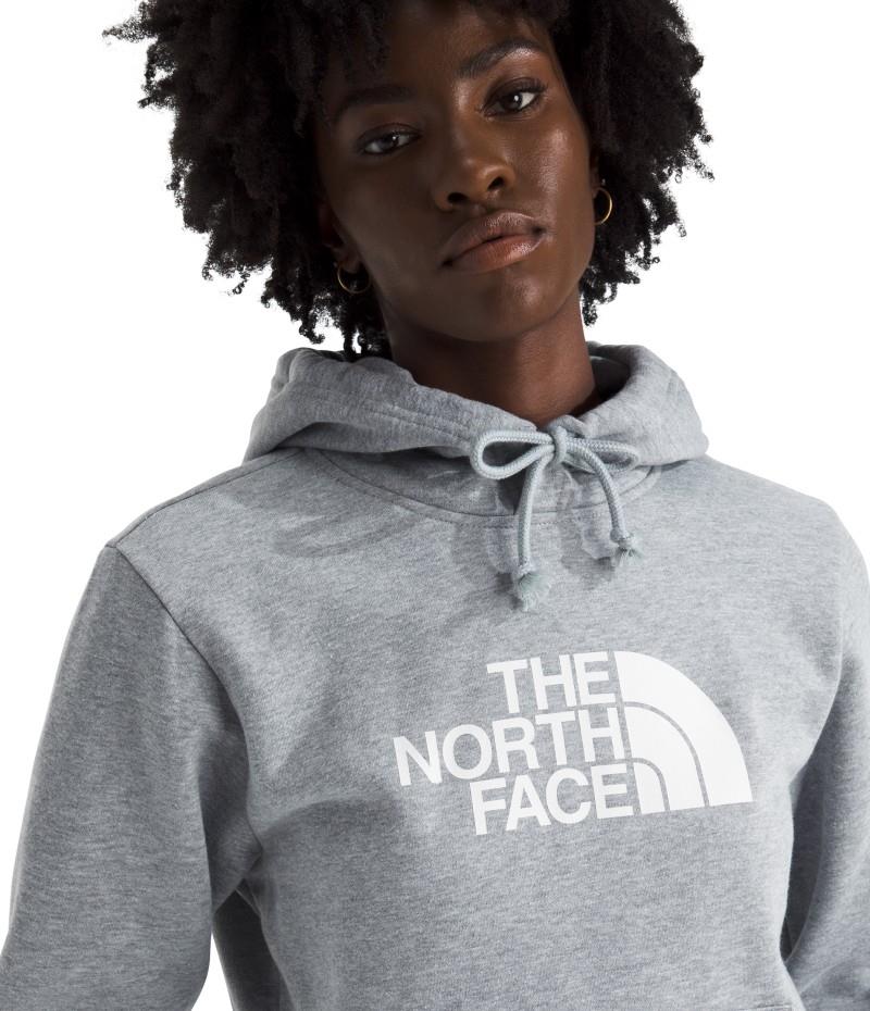 Evolution Half Dome Hoodie - Womens - tnf pale grey heather 1