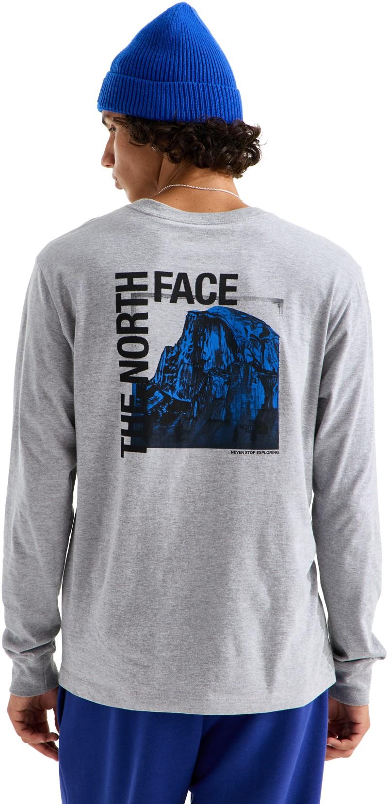 Evolution Half Dome Photo LS Tee - Mens - tnf pale grey heather 1