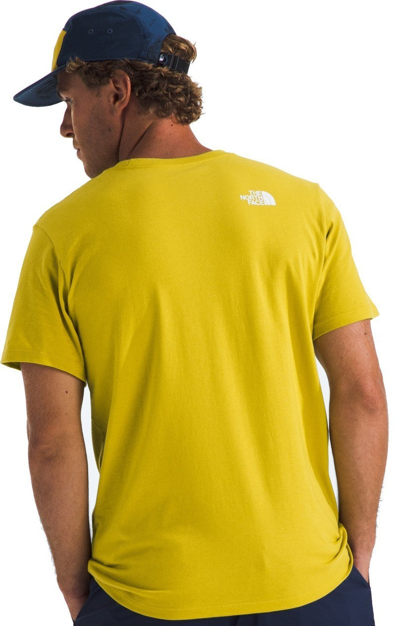 Evolution Half Dome SS Tee - Mens - dijon yellow / tnf white 1