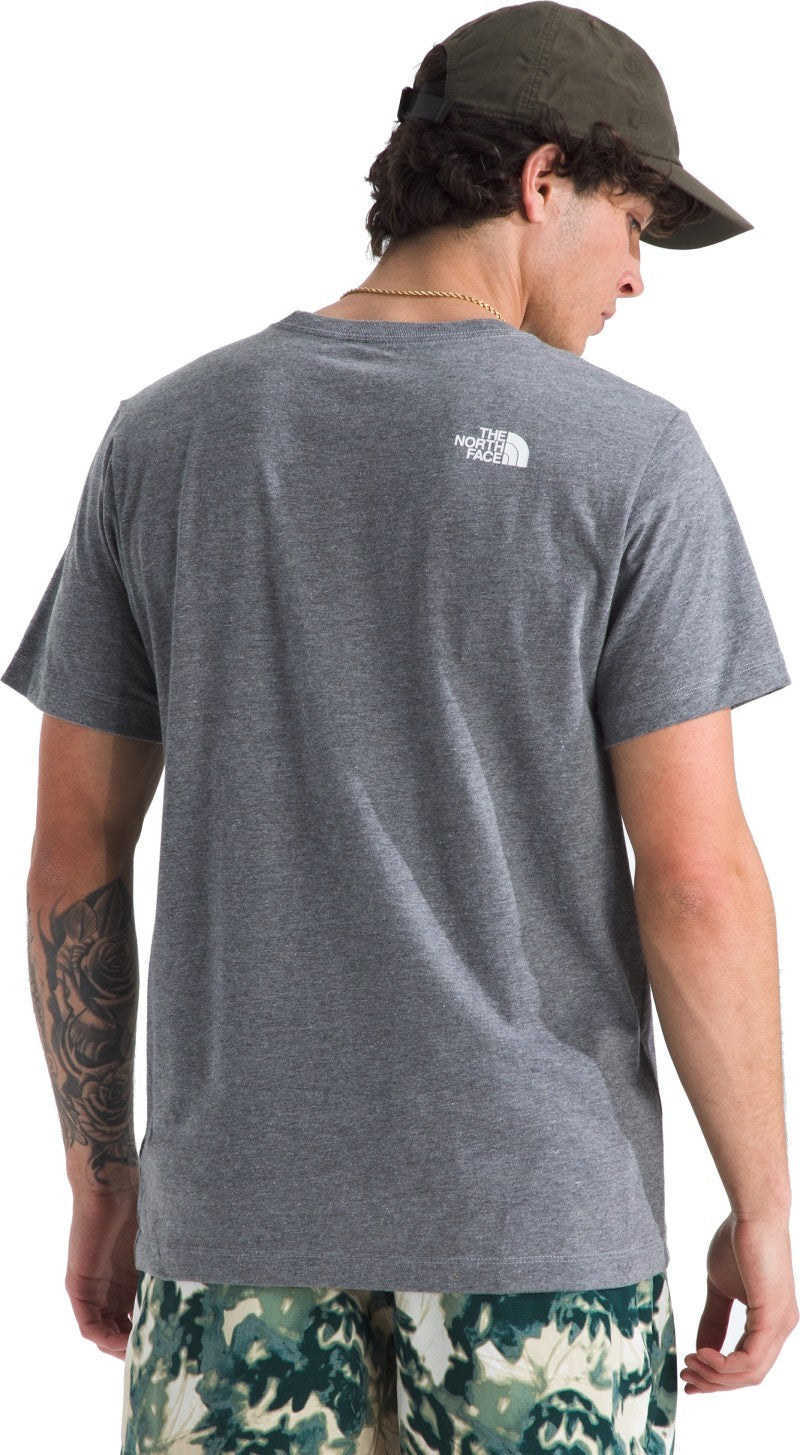 Evolution Half Dome SS Tee - Mens - tnf mid grey heather / tnf white 1