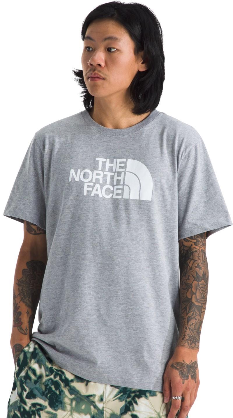 Evolution Half Dome SS Tee - Mens - tnf pale grey heather / tnf white 1