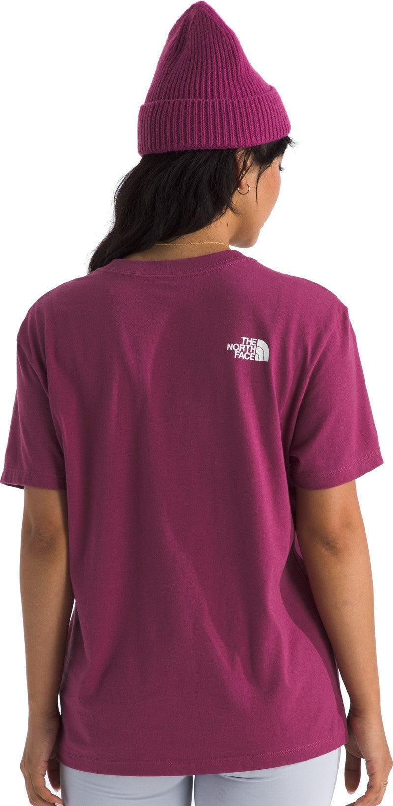 Evolution Half Dome SS Tee - Womens - cyber berry / tnf white 1