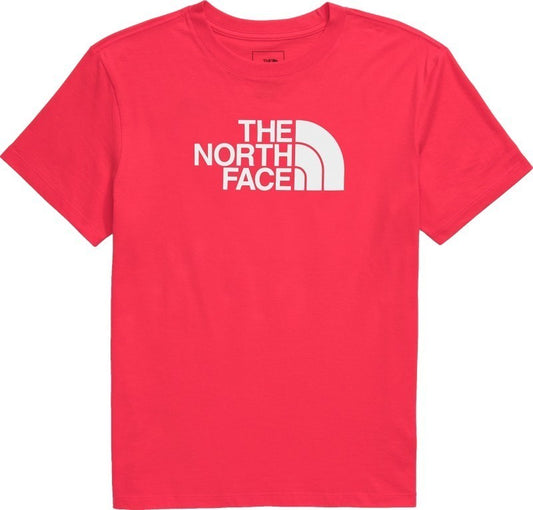 Evolution Half Dome SS Tee - Womens - hibiscus / tnf white 1