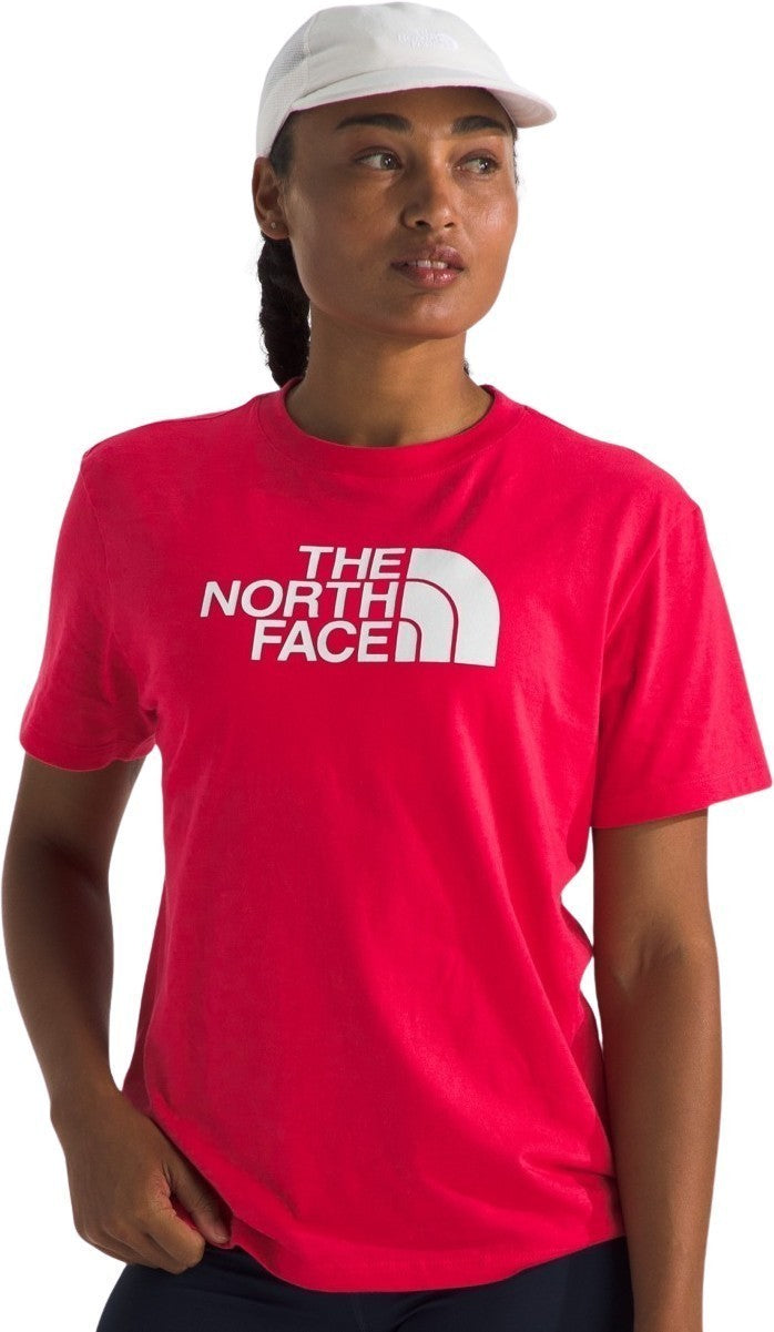 Evolution Half Dome SS Tee - Womens - hibiscus / tnf white 1