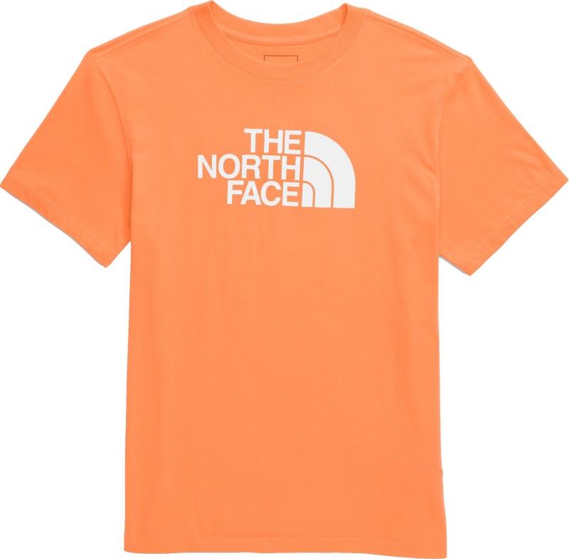 Evolution Half Dome SS Tee - Womens - papaya / tnf white 1