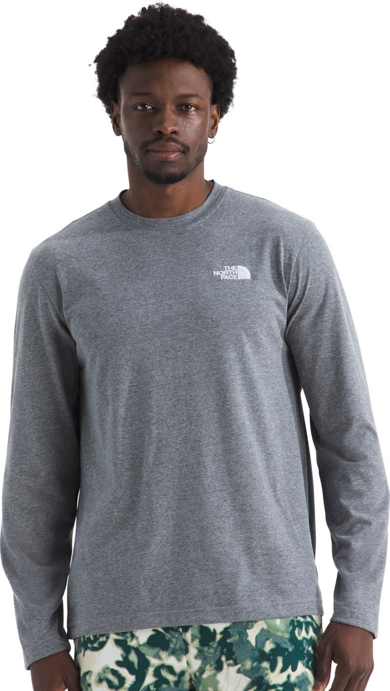 Evolution LS Tee - Mens - tnf mid grey heather 1
