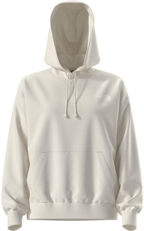 Evolution Moon Florals Print Oversized Hoodie - Womens - white dune 1