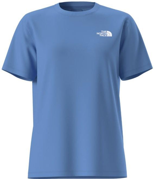 Evolution Moon Florals Print SS Tee - Womens - active blue 1